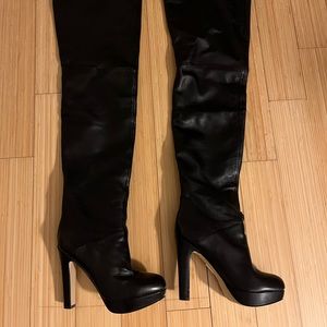 Sexy thigh high platform boots